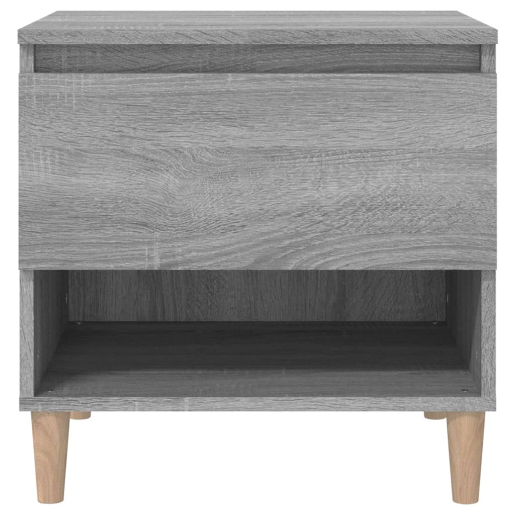 Grey Sonoma Bedside Tables Set of 2 - Engineered Wood 50x46x50