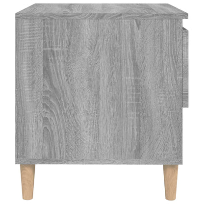 Grey Sonoma Bedside Tables Set of 2 - Engineered Wood 50x46x50