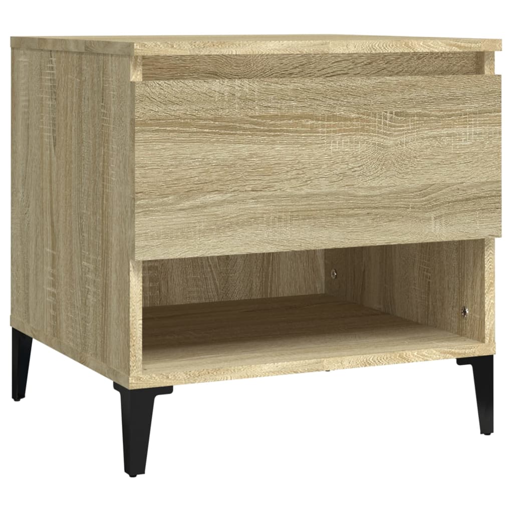 Sonoma Oak Side Table - 50x46x50 cm, Engineered Wood