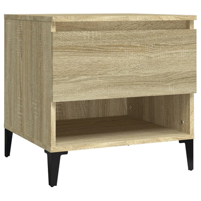 Sonoma Oak Side Table - 50x46x50 cm, Engineered Wood