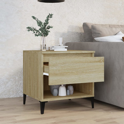 Sonoma Oak Side Table - 50x46x50 cm, Engineered Wood