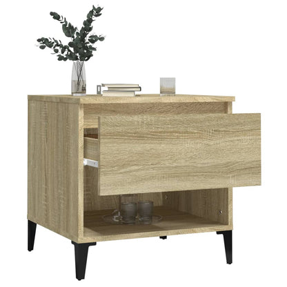 Sonoma Oak Side Table - 50x46x50 cm, Engineered Wood