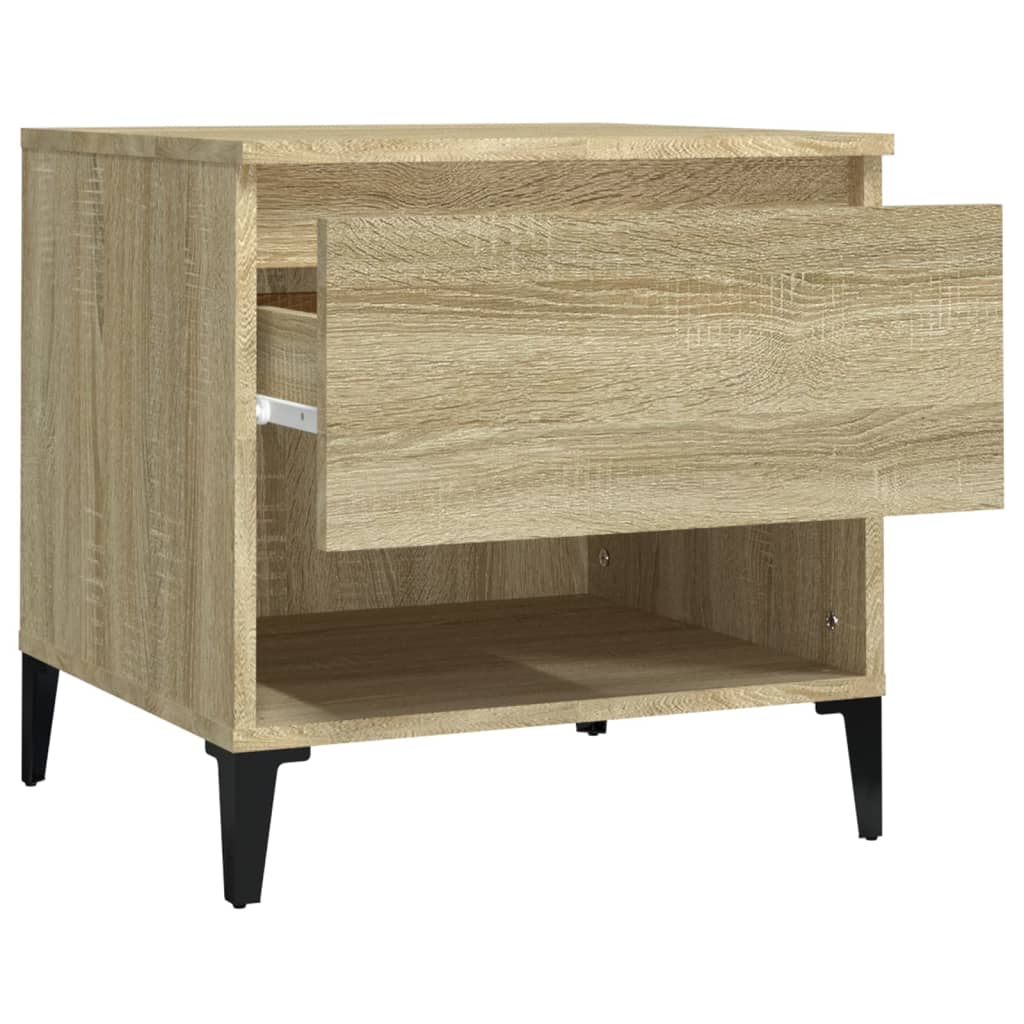 Sonoma Oak Side Table - 50x46x50 cm, Engineered Wood