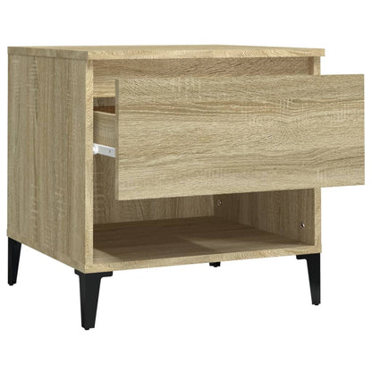 Sonoma Oak Side Table - 50x46x50 cm, Engineered Wood