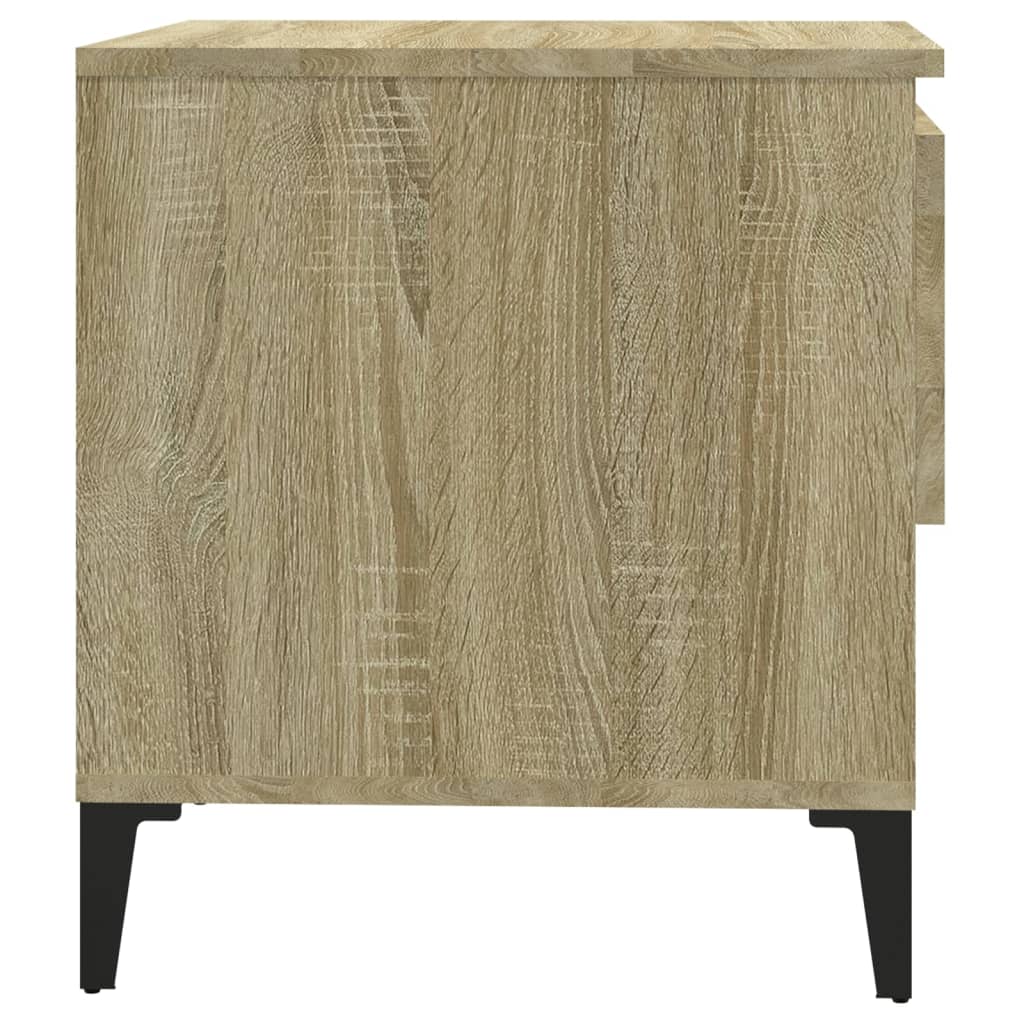 Sonoma Oak Side Table - 50x46x50 cm, Engineered Wood