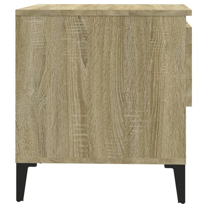 Sonoma Oak Side Table - 50x46x50 cm, Engineered Wood