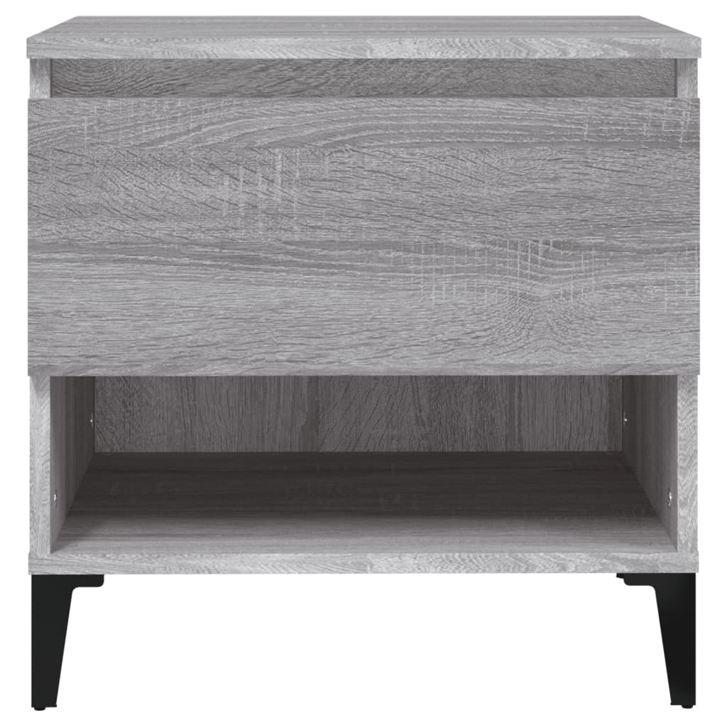 Grey Sonoma Side Table - 50x46x50 cm, Engineered Wood