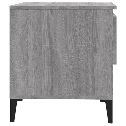 Grey Sonoma Side Table - 50x46x50 cm, Engineered Wood