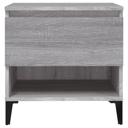 Sonoma Grey Side Tables 2-Pack, 50x46x50 cm, Engineered Wood