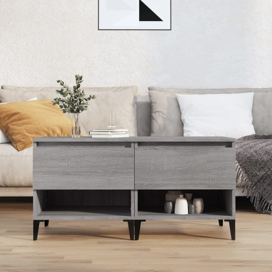 Sonoma Grey Side Tables 2-Pack, 50x46x50 cm, Engineered Wood