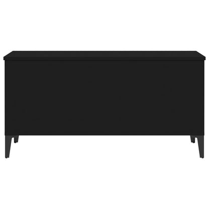 Coffee Table Black 90x44.5x45 cm Engineered Wood