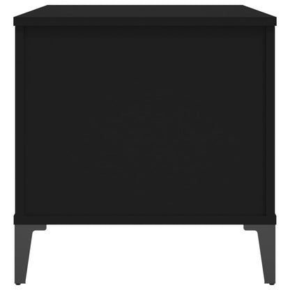 Coffee Table Black 90x44.5x45 cm Engineered Wood