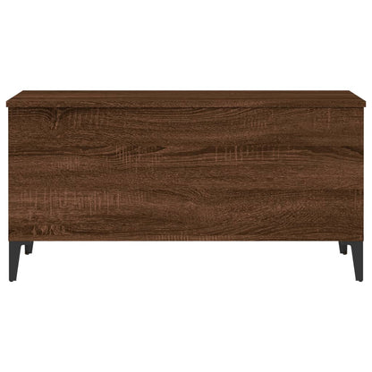 Coffee Table Brown Oak 90x44.5x45 cm Engineered Wood