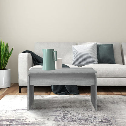 Coffee Table Grey Sonoma 68x50x38 cm Engineered Wood