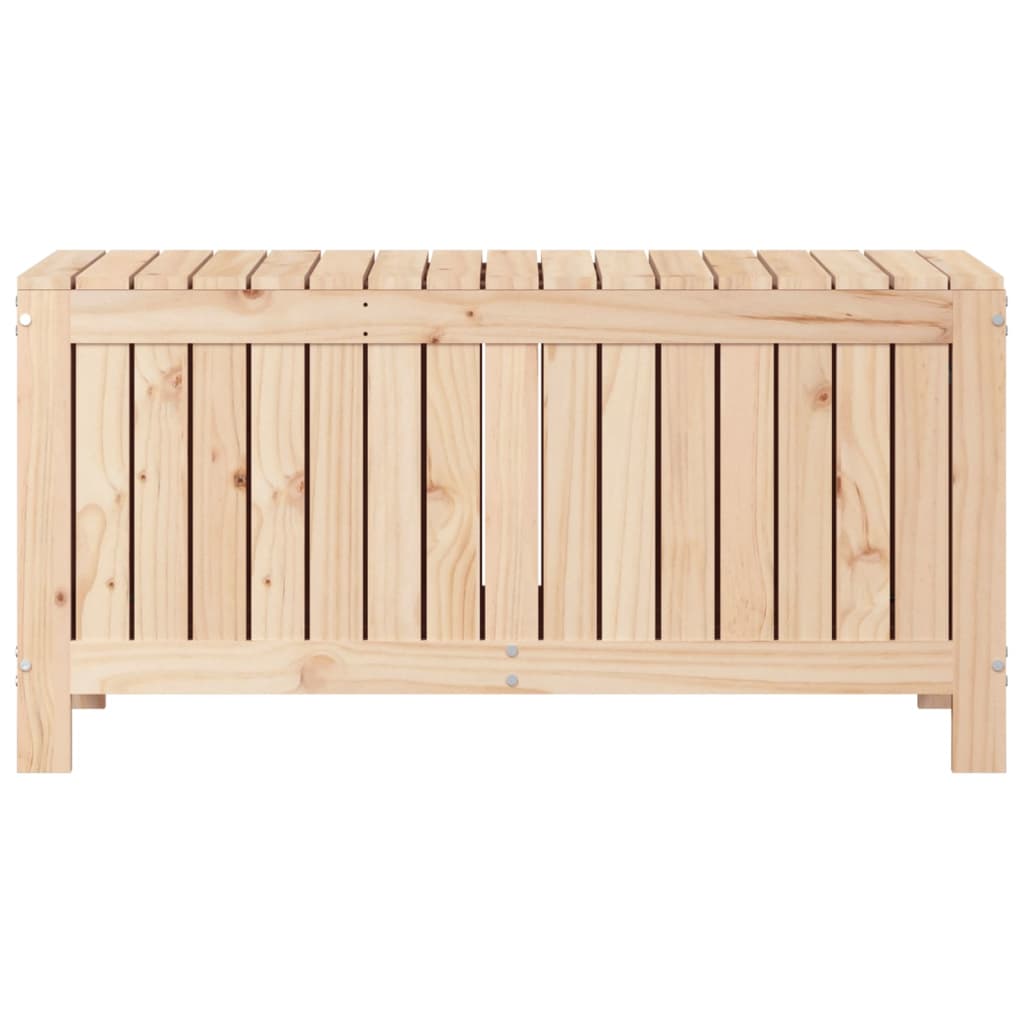 Solid Wood Pine Garden Storage Box 108x42.5x54 cm