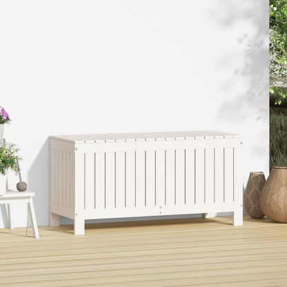 White Pine Garden Storage Box 108x42.5x54 cm - Solid Wood