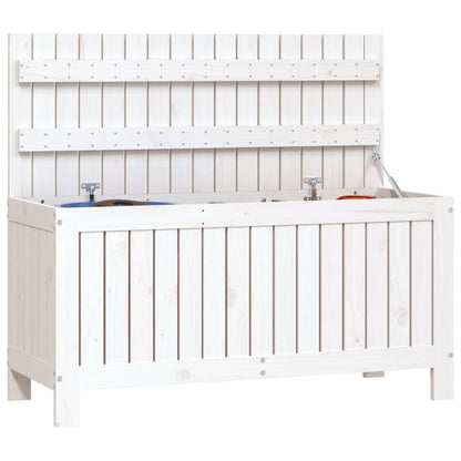 White Pine Garden Storage Box 108x42.5x54 cm - Solid Wood