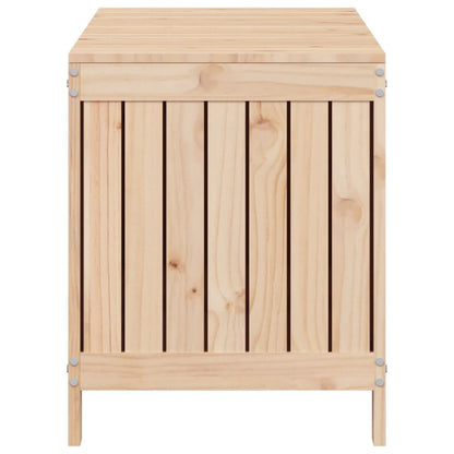 Solid Wood Pine Garden Storage Box 115x49x60 cm - Durable & Stylish