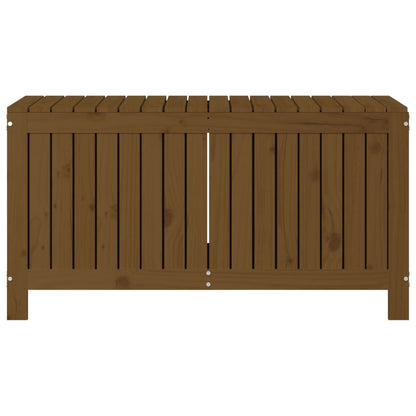 Solid Pine Garden Storage Box - Honey Brown, 115x49x60 cm