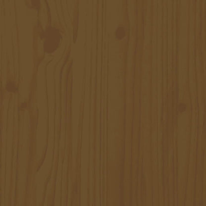 Solid Pine Garden Storage Box - Honey Brown, 115x49x60 cm