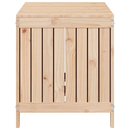 Solid Pine Garden Storage Box 121x55x64 cm – Durable & Stylish