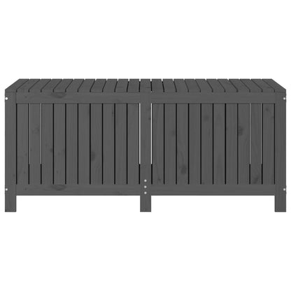 Garden Storage Box Grey 147x68x64 cm Solid Wood Pine