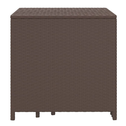 Nesting Tables 3 pcs Brown Poly Rattan