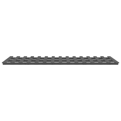 Solid Pine Wood Bed Frame - Grey, 90x200 cm, No Mattress Included