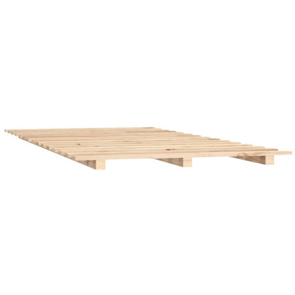 Solid Pine Wood Bed Frame 100x200 cm - Mattress Not Included