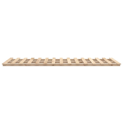Solid Pine Wood Bed Frame 100x200 cm - Mattress Not Included