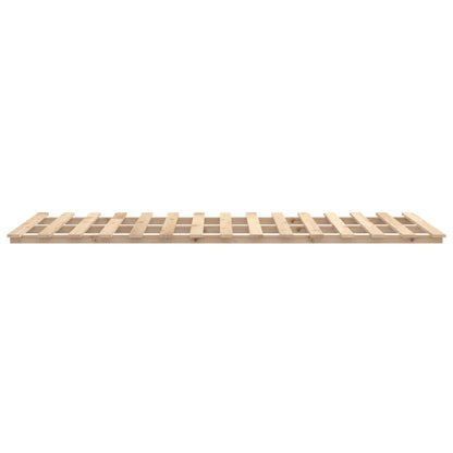King Size Solid Pine Wood Bed Frame 150x200 cm - No Mattress Included