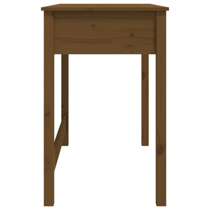 Solid Pine Desk with Drawers - Honey Brown, 100x50x78 cm