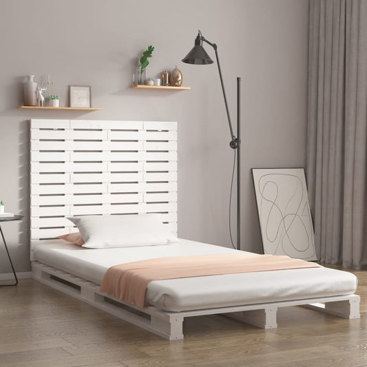 Solid Pine Wall Headboard - White, 106x3x91.5 cm