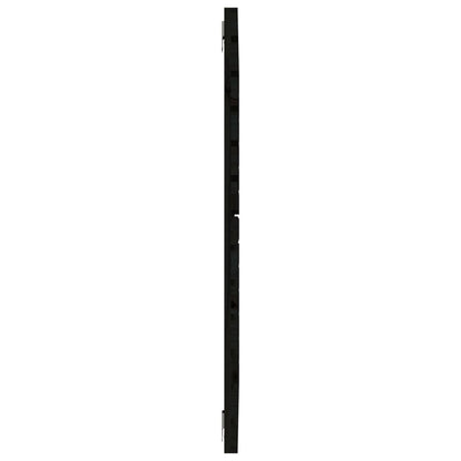 Black Solid Pine Wall Headboard - 106x3x91.5 cm, Elegant Design