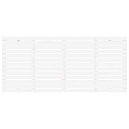 Solid Wood Pine Wall Headboard, White - 206x3x91.5 cm
