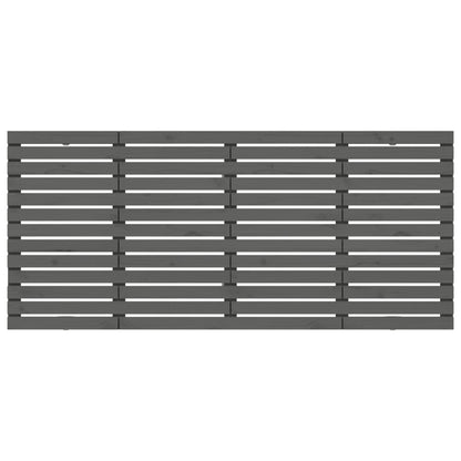 Solid Pine Wall Headboard - Grey, 206x3x91.5 cm