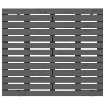 Solid Pine Grey Wall Headboard - 96x3x91.5 cm