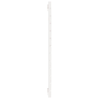 Solid Pine Wall Headboard, White - 126x3x91.5 cm