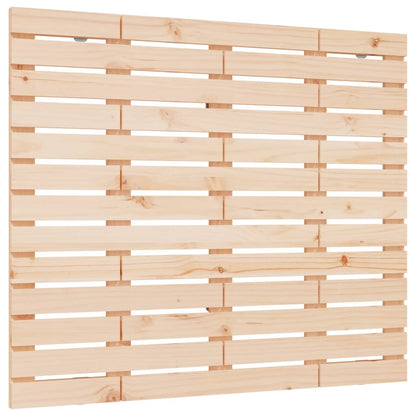 Solid Pine Wood Wall Headboard 146x3x91.5 cm | Rustic Charm