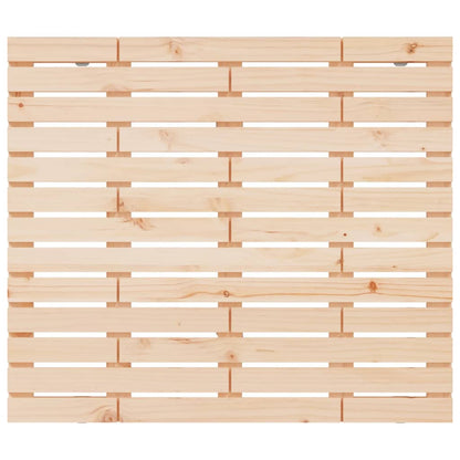 Solid Pine Wood Wall Headboard 146x3x91.5 cm | Rustic Charm