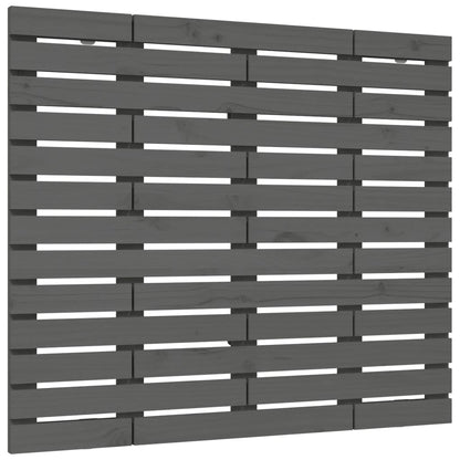 Solid Pine Grey Wall Headboard, 146x3x91.5 cm - Stylish & Durable