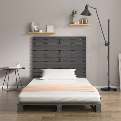 Solid Pine Grey Wall Headboard, 146x3x91.5 cm - Stylish & Durable