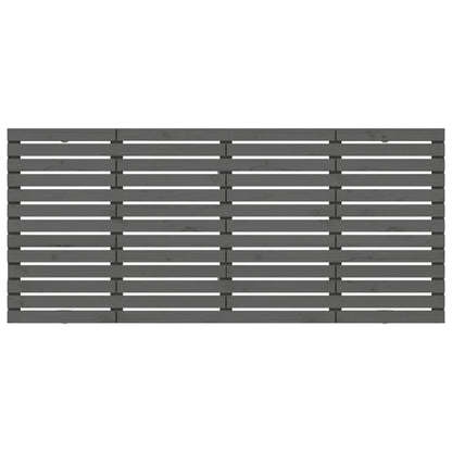 Solid Wood Pine Wall Headboard - Grey, 156x3x91.5 cm