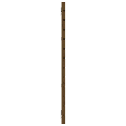 Solid Pine Wood Wall Headboard, Honey Brown 156x3x91.5 cm