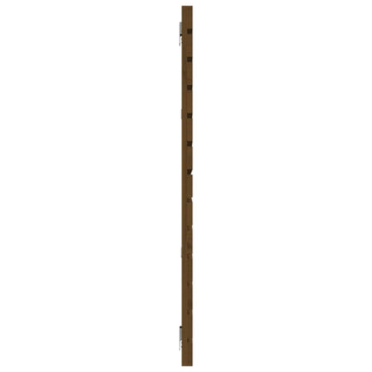Solid Pine Wall Headboard, Honey Brown, 166x3x91.5 cm