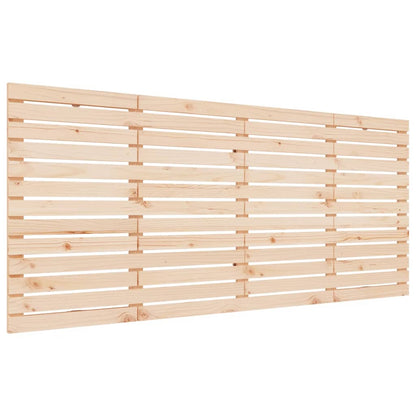 Solid Pine Wall Headboard, 186x3x91.5 cm, Elegant Wood Finish