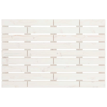 Solid Pine Wall Headboard, White 106x3x63 cm - Elegant Design