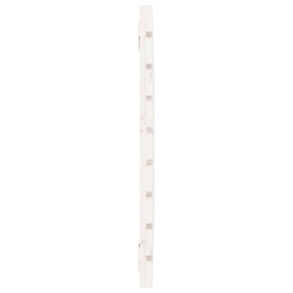 Solid Pine Wall Headboard, White 106x3x63 cm - Elegant Design