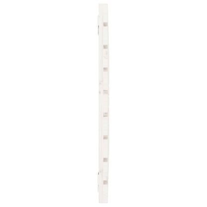Solid Pine Wall Headboard, White 106x3x63 cm - Elegant Design