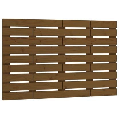 Honey Brown Pine Wall Headboard - 106x3x63 cm Solid Wood